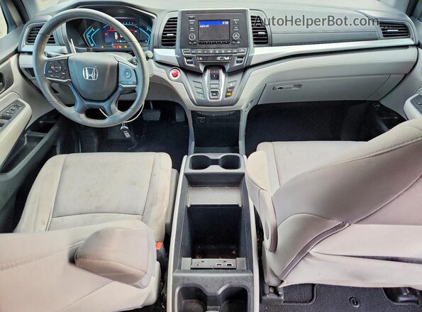 5FNRL6H2XKB012359 2019 HONDA ODYSSEY Серый Вид панели приборов