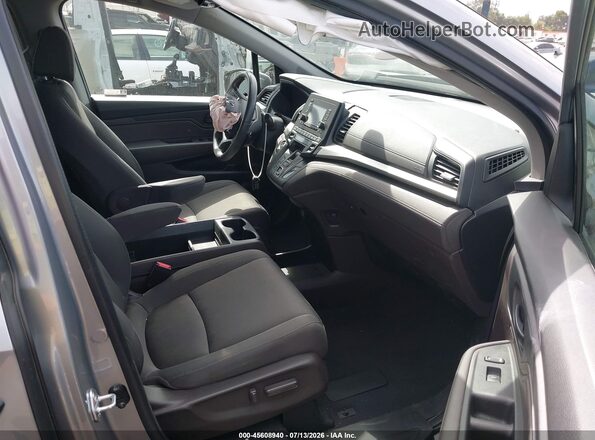 5FNRL6H2XNB020773 2022 HONDA ODYSSEY Gray წინა სალონის ხედი