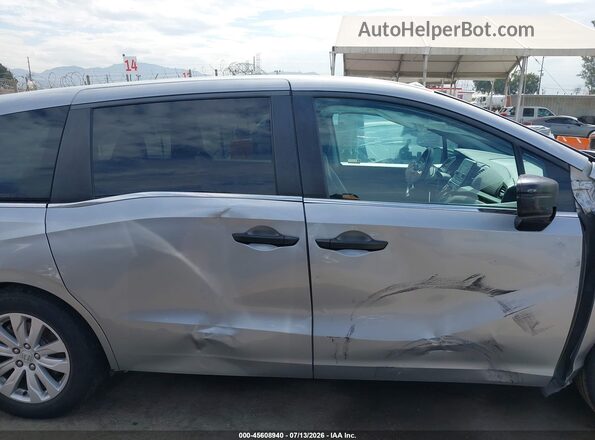 5FNRL6H2XNB020773 2022 HONDA ODYSSEY Gray უკანა სალონის ხედი