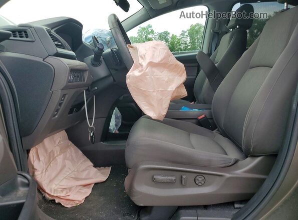 5FNRL6H50JB072479 2018 HONDA ODYSSEY Brown Вид салону спереду