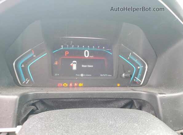 5FNRL6H50JB072479 2018 HONDA ODYSSEY Brown Вид щитка приладів