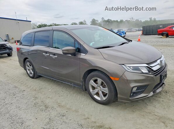 5FNRL6H50JB072479 2018 HONDA ODYSSEY Brown Передня права чверть