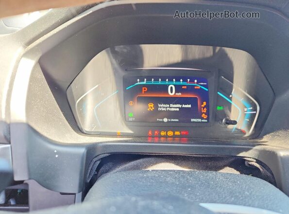 5FNRL6H50JB109577 2018 HONDA ODYSSEY Gray Вид щитка приладів