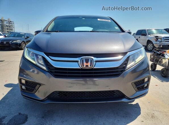 5FNRL6H50LB017338 2020 HONDA ODYSSEY Gray Front view