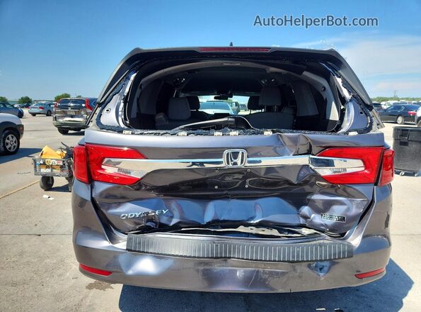 5FNRL6H50LB017338 2020 HONDA ODYSSEY Gray Rear view