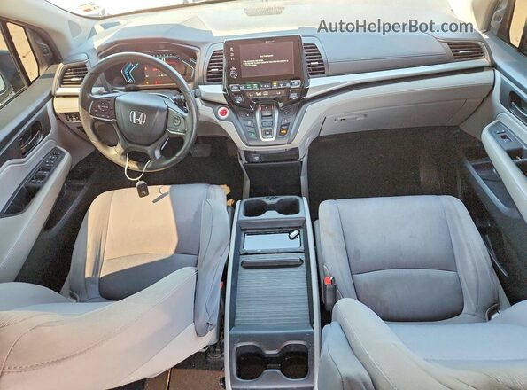 5FNRL6H50LB017338 2020 HONDA ODYSSEY Gray Dashboard view