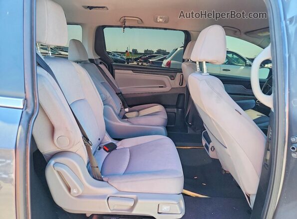 5FNRL6H50LB017338 2020 HONDA ODYSSEY Gray Rear interior view