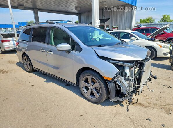 5FNRL6H50MB012836 2021 HONDA ODYSSEY Silver Передня права чверть