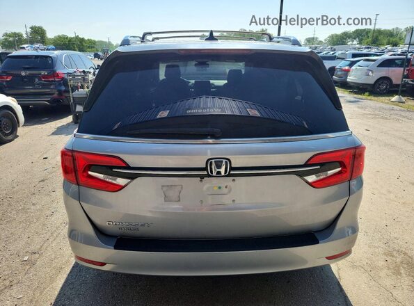 5FNRL6H50MB012836 2021 HONDA ODYSSEY Silver Вид ззаду