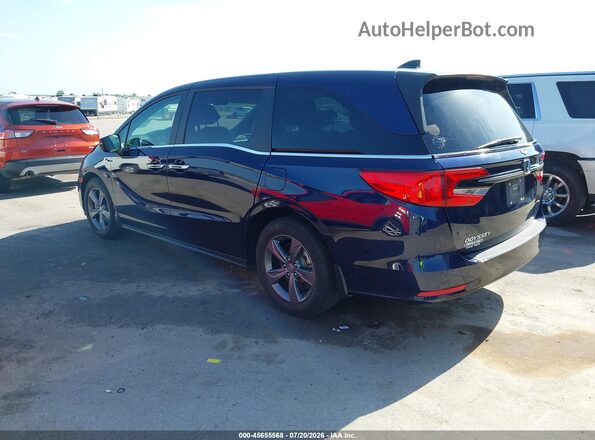 5FNRL6H50MB041611 2021 HONDA ODYSSEY Blue Հետևի ձախ