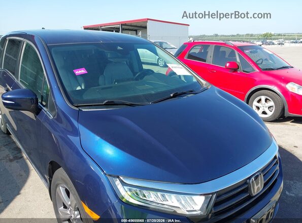 5FNRL6H50MB041611 2021 HONDA ODYSSEY Blue Դիմացի տեսք