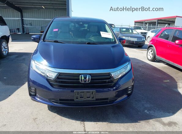 5FNRL6H50MB041611 2021 HONDA ODYSSEY Blue Սարքավորումների վահանակի տեսք