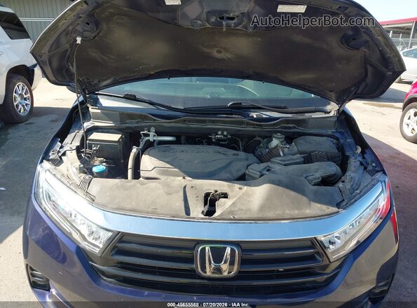 5FNRL6H50MB041611 2021 HONDA ODYSSEY Blue Հետևի տեսք