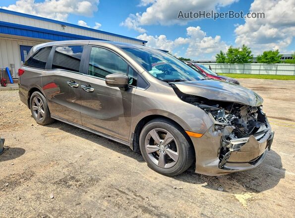 5FNRL6H50MB044914 2021 HONDA ODYSSEY Brown Front right
