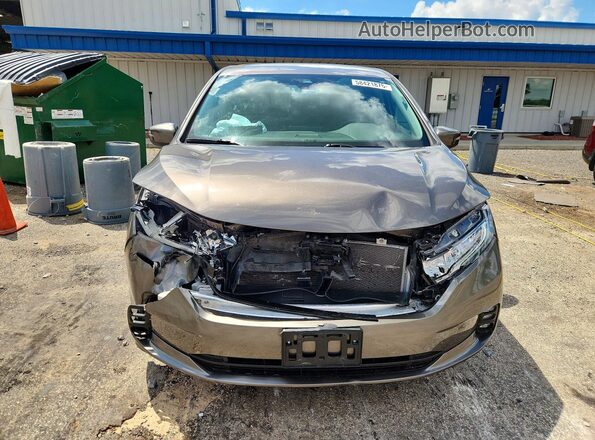 5FNRL6H50MB044914 2021 HONDA ODYSSEY Brown Front view