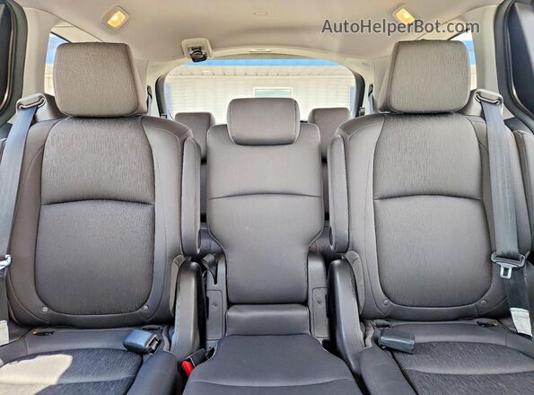 5FNRL6H50MB044914 2021 HONDA ODYSSEY Brown Rear seats view