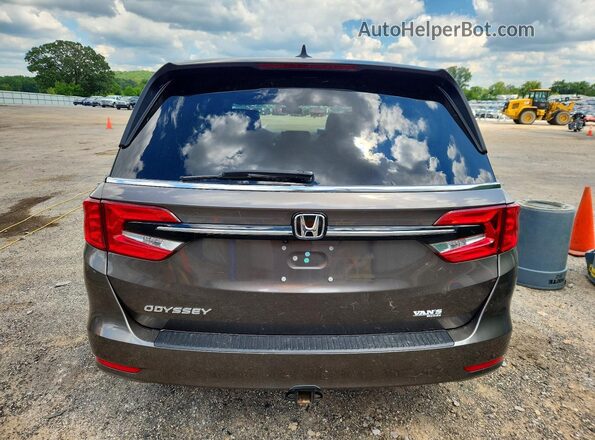 5FNRL6H50MB044914 2021 HONDA ODYSSEY Brown Rear view