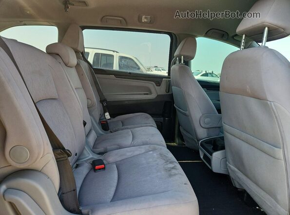 5FNRL6H51JB102931 2018 HONDA ODYSSEY Gray Rear interior view