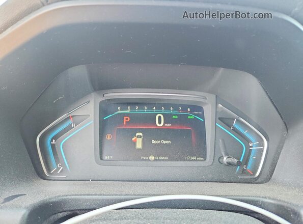 5FNRL6H51JB102931 2018 HONDA ODYSSEY Gray Instrument cluster view