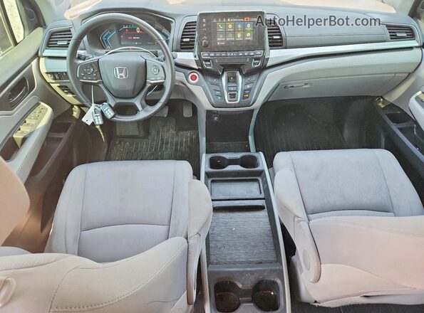 5FNRL6H51JB102931 2018 HONDA ODYSSEY Gray Dashboard view