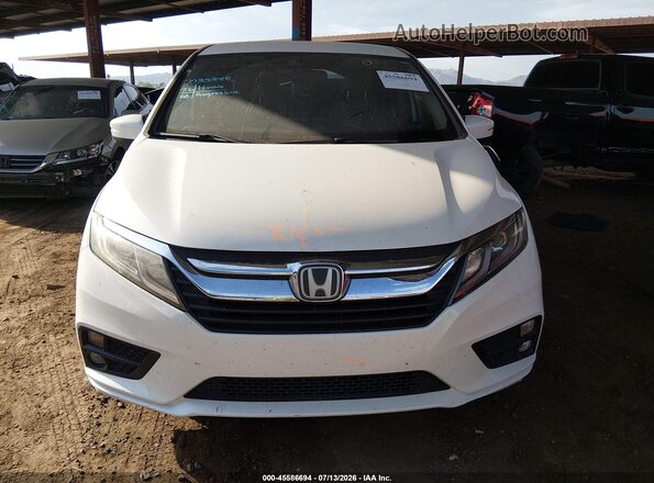 5FNRL6H51KB084917 2019 HONDA ODYSSEY Белый Вид щитка приборов