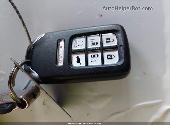 5FNRL6H51KB084917 2019 HONDA ODYSSEY Белый Вид панели приборов