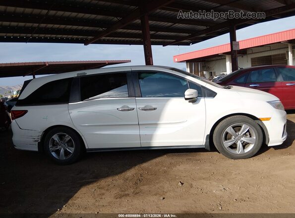 5FNRL6H51KB084917 2019 HONDA ODYSSEY Белый Вид задней части салона