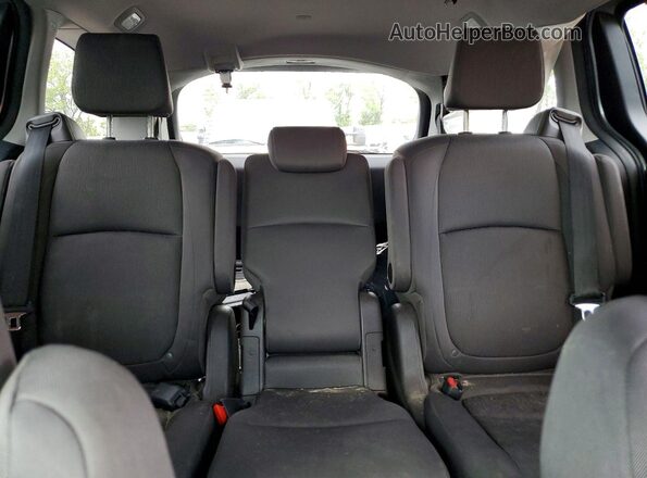 5FNRL6H51MB038197 2021 HONDA ODYSSEY Silver Rear seats view