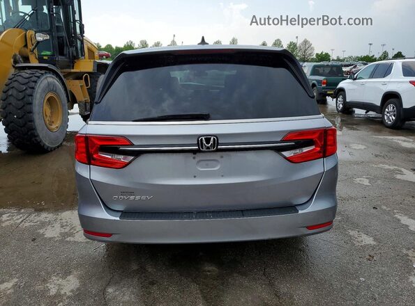 5FNRL6H51MB038197 2021 HONDA ODYSSEY Silver Rear view
