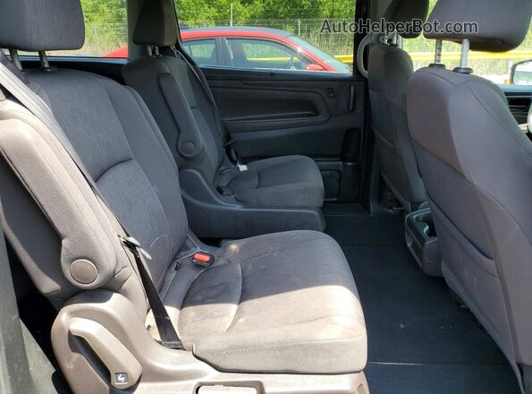 5FNRL6H52JB008637 2018 HONDA ODYSSEY Charcoal Widok wnętrza z tyłu