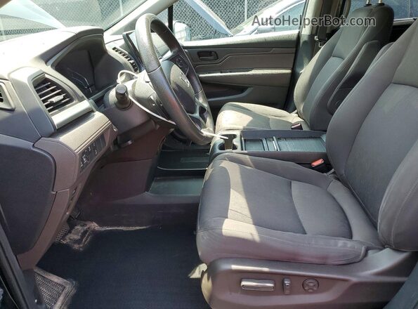 5FNRL6H52JB008637 2018 HONDA ODYSSEY Charcoal Widok wnętrza z przodu