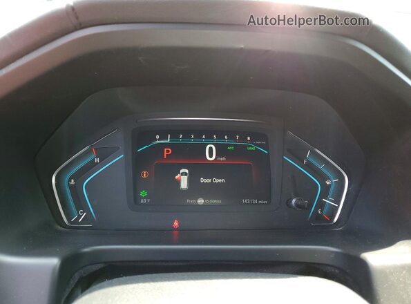 5FNRL6H52JB008637 2018 HONDA ODYSSEY Charcoal Widok zestawu wskaźników