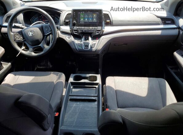 5FNRL6H52JB008637 2018 HONDA ODYSSEY Charcoal Widok deski rozdzielczej