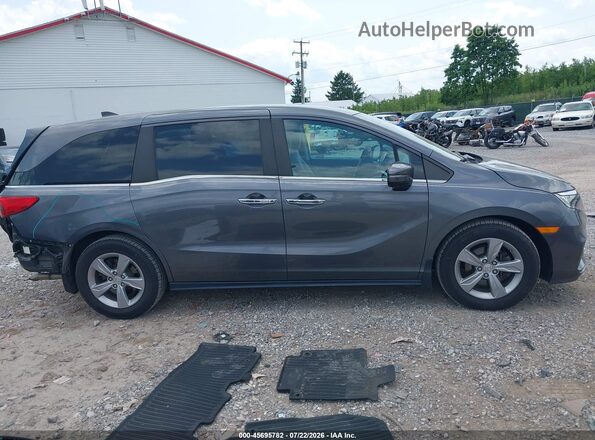 5FNRL6H52JB068272 2018 HONDA ODYSSEY Серый Вид задней части салона