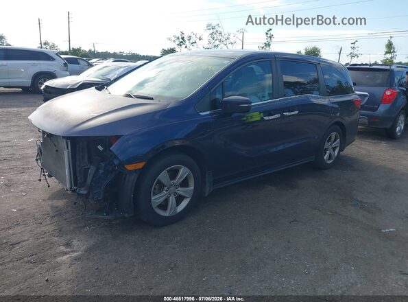 5FNRL6H52JB085654 2018 HONDA ODYSSEY Blue Передня ліва чверть