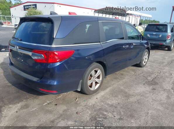 5FNRL6H52JB085654 2018 HONDA ODYSSEY Blue Задня права чверть