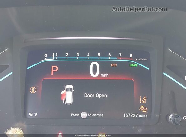 5FNRL6H52JB085654 2018 HONDA ODYSSEY Blue Вид задніх сидінь