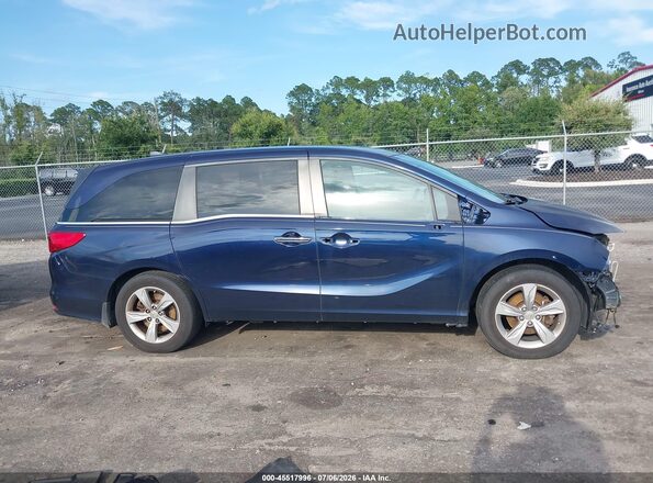 5FNRL6H52JB085654 2018 HONDA ODYSSEY Blue Вид задньої частини салону