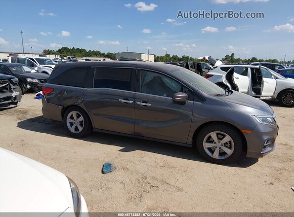 5FNRL6H52KB101451 2019 HONDA ODYSSEY Gray Widok wnętrza z tyłu