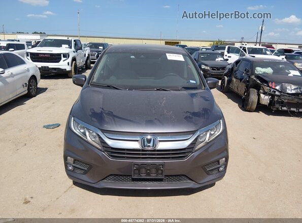 5FNRL6H52KB101451 2019 HONDA ODYSSEY Gray Widok zestawu wskaźników