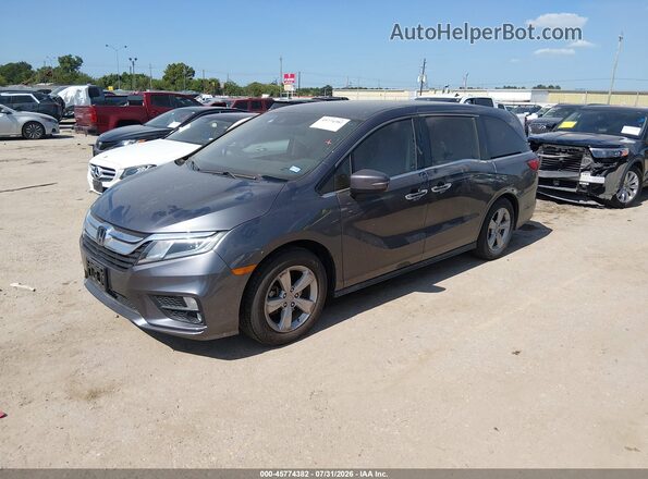 5FNRL6H52KB101451 2019 HONDA ODYSSEY Gray Przód lewy
