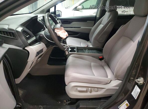 5FNRL6H52KB136894 2019 HONDA ODYSSEY Gray Widok wnętrza z przodu