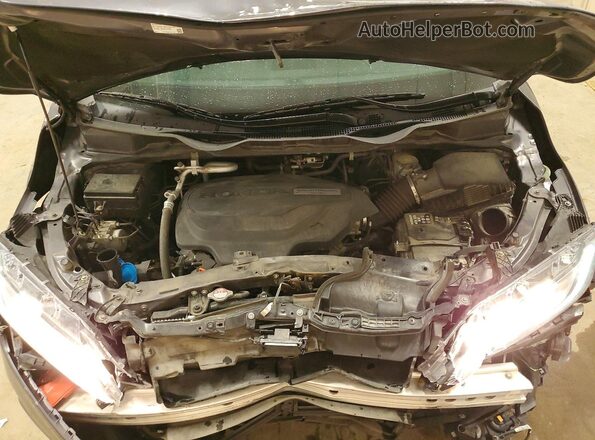 5FNRL6H52KB136894 2019 HONDA ODYSSEY Gray Widok komory silnika
