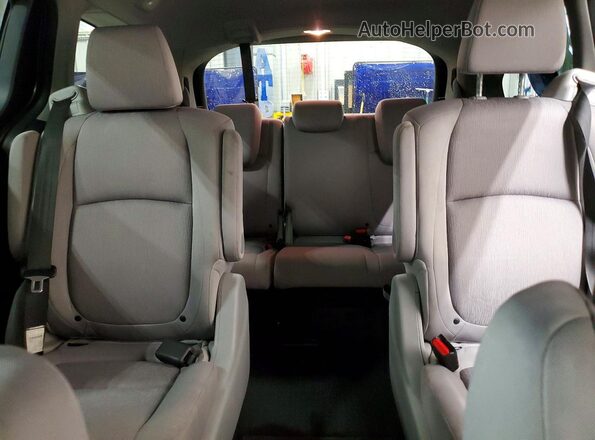 5FNRL6H52KB136894 2019 HONDA ODYSSEY Gray Widok tylnych siedzeń