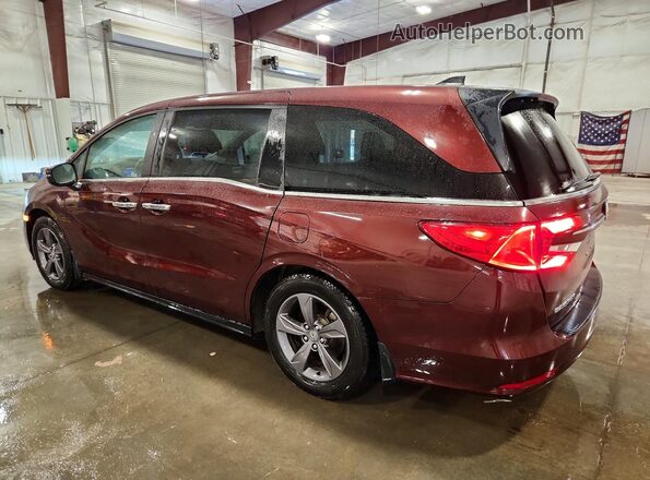 5FNRL6H52MB021330 2021 HONDA ODYSSEY Maroon Rear left