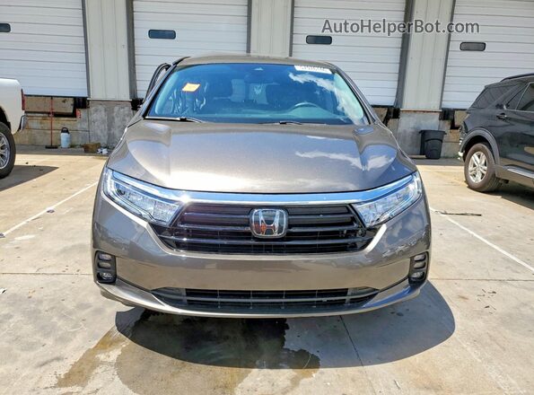 5FNRL6H52MB044915 2021 HONDA ODYSSEY Gray Դիմացի տեսք