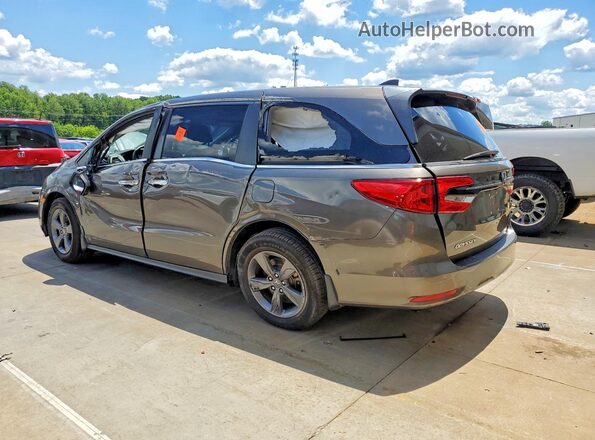 5FNRL6H52MB044915 2021 HONDA ODYSSEY Gray Հետևի ձախ