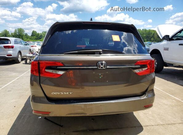 5FNRL6H52MB044915 2021 HONDA ODYSSEY Gray Հետևի տեսք
