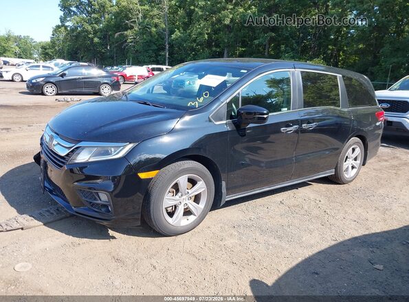 5FNRL6H53JB065171 2018 HONDA ODYSSEY Черный Передняя левая четверть