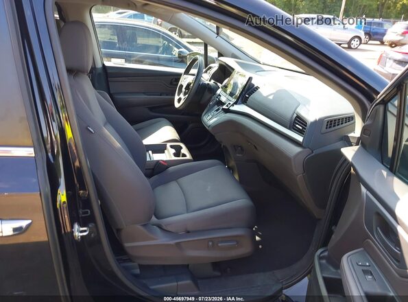 5FNRL6H53JB065171 2018 HONDA ODYSSEY Черный Вид салона спереди
